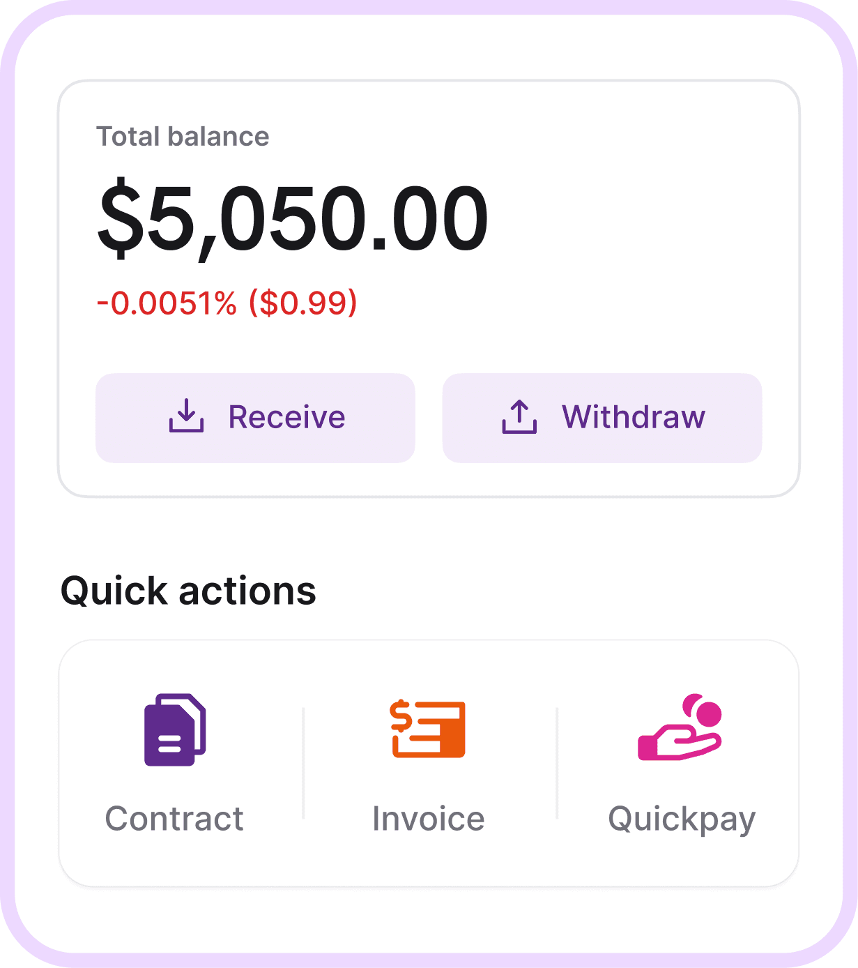 Multiple Payment Types